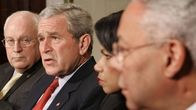 Die 2000er – Die 2000er George W. Bush wird im Jahr 2001 von den Anschlägen vom 11. September überrascht. Copyright: SRF/CNN/ASSOCIATED PRESS