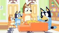 Bluey – L-R: Bingo, Bluey, Chilli, Bandit