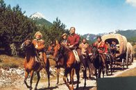 Winnetou I – (v.li.) Ralf Wolter (Sam Hawkins), Lex Barker (Old Shatterhand).