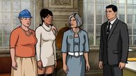 Archer – v.l.) nach Miami, um dort einen ganz besonderen Deal abzuschließen ...