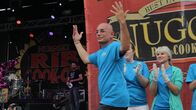Hotel Impossible – Anthony heads to the stage to participate in a professional rib eating competition, as seen on Travel Channel's Hotel Impossible.