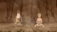 Avatar - Herr der Elemente – L-R: Guru Pathik, Aang