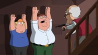 Family Guy – (v.l.n.r.) Chris Griffin; Peter Griffin; Franz