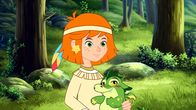 Hexe Lilli – Lilli und Hektor im Wald in Nordamerika.