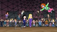 American Dad! – Vorne, l-r: Hayley, Francine, Sky Crooner