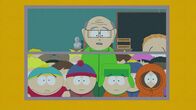 South Park – L-R: Eric, Stan, Mr. Garrison, Kyle, Kenny