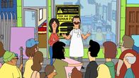 Bob's Burgers – Hinter, l-r: Linda, Bob, Louise, Gene, Tina
