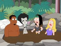 American Dad! – L-R: Ron, Roger, Hayley, Francine