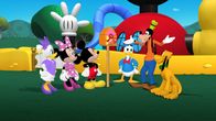 Micky Maus Wunderhaus – (v. l.) DAISY DUCK, MINNIE MOUSE, MICKY MOUSE, DONALD DUCK, GOOFY, PLUTO