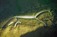 Tolkien: Die wahre Geschichte der Ringe – Die prähistorische Hügelfigur „Uffington White Horse“ diente vermutlich als Inspiration für das Banner der Reiter von Rohan in J. R. R. Tolkiens Trilogie „Der Herr der Ringe“.