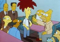 Die Simpsons – Grandpa verlangt vom Bürgermeisterkandidaten Bob, dass er sich um die Alten kümmert.