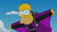 Die Simpsons – Marge ermutigt Homer, sein neues Motto "You-Only-Live-Once" auszuleben - was allerdings nicht ganz ungefährlich ist ...