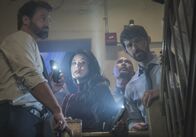 Earthquake Underground – L-R: Reese (Houston Rhines), Deb (Jenny Tran), Joe (Pakob Jarernpone) und Michael (Tim Dorsey)