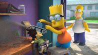 Die Simpsons – Bart (l.); Homer (r.)