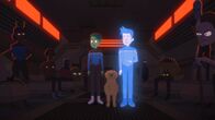 Star Trek: Lower Decks – L-R: Tendi, The Dog und Brad Boimler
