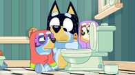 Bluey – L-R: Bluey, Banvit, Bingo