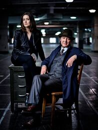 The Blacklist – Raymond "Red" Reddington (James Spader) und Elizabeth "Liz" Keen (Megan Boone)