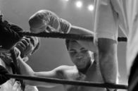 Muhammad Ali – Muhammad Ali nach der erfolgreichen Verteidigung seines Titels gegen Earnie Shavers im Madison Square Garden, New York