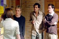 Gilmore Girls – (v.li.) Alexis Bledel (Lorelai 'Rory' Leigh Gilmore), Matt Czuchry (Logan Huntzberger), Alan Loayza (Colin McCrae), Tanc Sade (Finn).