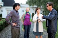 Die Detektive – (v.li.) Serkan Kaya (Ronnie Galafinides), Erni Mangold (Elfi), Dany Sigel (Bibi), Johannes Zirner (Felix Kukla).