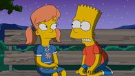 Die Simpsons – Bei Bart (r.) erwachen erneut die Gefühle für Mary Spuckler (l.) als diese nach Springfield zurückkehrt. Doch als er ihr nicht genug Aufmerksamkeit schenkt, steht die Beziehung unter einem schlechten Stern ...
