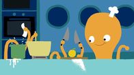 Animanimals – Der Krake ist fleissig bei der Arbeit.