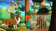 Lassie – Ranger Graham, Lassie, Zoe.