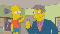 Die Simpsons – Bart (l.); Rektor Skinner (r.)