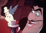 Peter Pan – L-R: Tinker Bell, Captain Hook