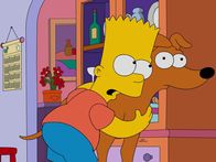 Die Simpsons – Der beste Freund des Menschen, der Hund, erhält auf einmal einen völlig neuen Status, als klar wird, dass sein Leben mehr wert ist als ein Menschenleben. Auch Bart (l.) hat mit dieser Wendung nicht gerechnet ...