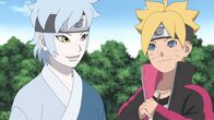 Boruto – L-R: Mitsuki und Boruto