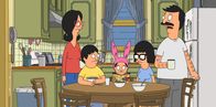 Bob's Burgers – L-R: Linda, Gene, Louise, Tina und Bob