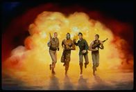Das A-Team – L-R: George Peppard als John 'Hannibal' Smith, Mr. T als B.A. Baracus, Dirk Benedict als Templeton 'Faceman' Peck, Dwight Schultz als 'Howling Mad' Murdock