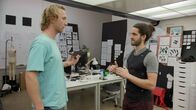 Revolution der Sinne – Joey Marquis and Mike Perrotta test the Neosensory vest.