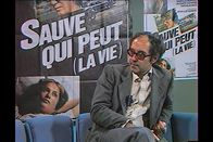 CineKino – Der französisch-schweizerische Regisseur Jean-Luc Godard bei der Vorstellung seines Films "Rette sich", wer kann (das Leben) 1980 in Cannes