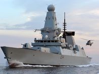 Warship – British Royal Navy destroyer HMS Diamond (D34).
