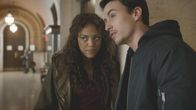 Bull – L-R: Jaime Lee Kirchner as Danny James and Huw Collins as Gabe