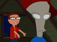American Dad! – L-R: Steve, Roger