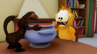 The Garfield Show – Das gefräßige Frettchen findet bei Nathan ein neues Zuhause. Doch der verwandelt sie in ein Riesen-Frettchen, das schon bald eine Bedrohung für die Nachbarschaft darstellt.