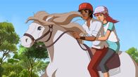 Lenas Ranch – Anna und Angelo nehmen die Spur auf, um ihre Freunde und die beiden Pferde zu retten.