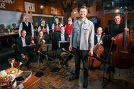 Potzmusig – v.l.n.r.: Jodler Matthias Wüthrich, Natascha und Maruschka Monney und Franz-Markus Stadelmann Copyright: SRF/Christian Wyss