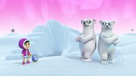 Wissper – Die Eisbären Bert und Barry werfen sich gegenseitig vor, die Eisrutsche zerstört zu haben. Wissper und Pinguin-Mädchen Wissper versuchen, die Streithähne zu beruhigen.