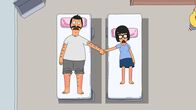 Bob's Burgers – Tina (r.) bittet in Lindas Abwesenheit Bob (l.), seine feminine Seite zu entdecken und ihr beizubringen, wie man sich die Beine waxt. Mit nicht geahnten Folgen ...