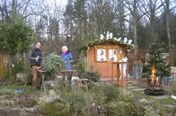 Kaffee oder Tee – Moderatorin Heike Greis und Gartenexperte Volker Kugel am 08.12.2016.