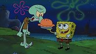 SpongeBob Schwammkopf – L-R: Squidward, SpongeBob