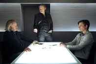 SOKO Donau – (v.li.) Gregor Seberg (Helmuth Nowak), Stefan Jürgens (Carl Ribarski), Hannes Wegener (Nikolaus Mendel).