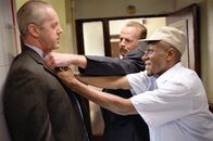 16 Blocks – (v.li.) David Morse (Frank Nugent), Bruce Willis (Jack Mosley), Mos Def (Eddie Bunker).