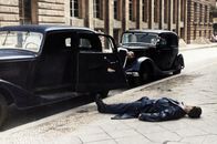 XY history – Mit der Ermordung des Chauffeurs Eduard Alte wird Werner Gladow endgültig zum Kapitalverbercher. Originalfoto einer polizeilichen Rekonstruktion.