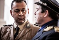 Komplizen des Bösen – L-R: Martin Bormann (Jonathon Michaels) und Hermann Göring (Steve Munroe)