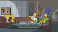 Die Simpsons – (v.l.n.r.) Lisa; Bart; Homer; Marge; Maggie
